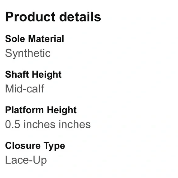 UNIONBAY ~ Stockholm Combat Boots Black Size 8 - Picture 14 of 14